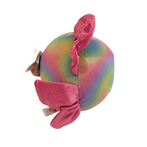 Ty Beanie Ballz Rainbow Fish Tie-Dyed  5” Unisex Kids Stuffed Animal Beanbag - Picture 4 of 14